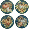 Certified International Autumn Breeze Canape Plate