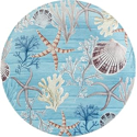 Certified International Beyond the Shore Round Platter