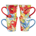 Certified International Blossom Coffee Mugs