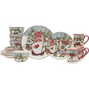 Certified International Christmas Gnomes Dinnerware Set