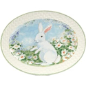 Certified International Easter Morning Oval Platter