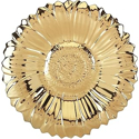 Certified International Gold Coast 3-D Sunflower Platter