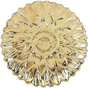 Certified International Gold Coast 3-D Sunflower Salad/Dessert Plate