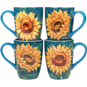 Certified International Golden Sunflowers Mug