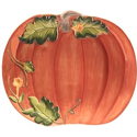 Certified International Harvest Blessings Pumpkin Platter