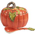 Certified International Harvest Blessings Pumpkin Tureen with Ladle