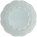 Lenox Chelse Muse Scallop Blue Dinner Plate