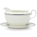 Noritake Aegean Mist Gravy Boat with Tray