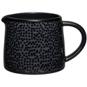 Noritake BoB (Black-on-Black) Snow Creamer