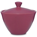 Noritake Kona Burgundy Sugar Bowl with Lid