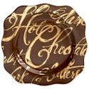 Rosanna Dark Chocolate Plate